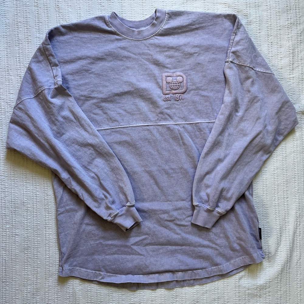 Walt Disney World Spirit Jersey Lavender M Glitter Disney Parks Adult